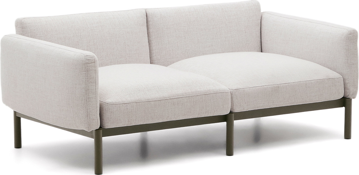 Udendørs  -personers Loungesofa Kave Home Sorells Modulopbygget Aluminium Med Aftagelige Betræk