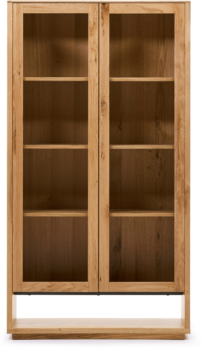 Highboard Kommode Kave Home Alguema   Skænk Med Push Open     Justerbare Hylder  Natur