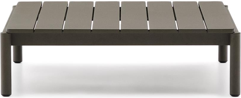 Udendørs Sofabord Sidebord Kave Home Sorells Khaki 100  Aluminium 88 8x91