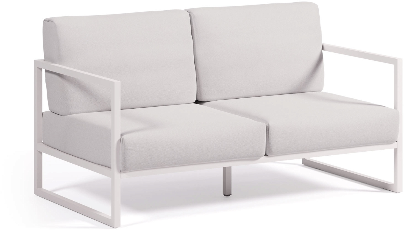 Udendørs 2-personers Sofa fra Kave Home - Hvid Aluminium