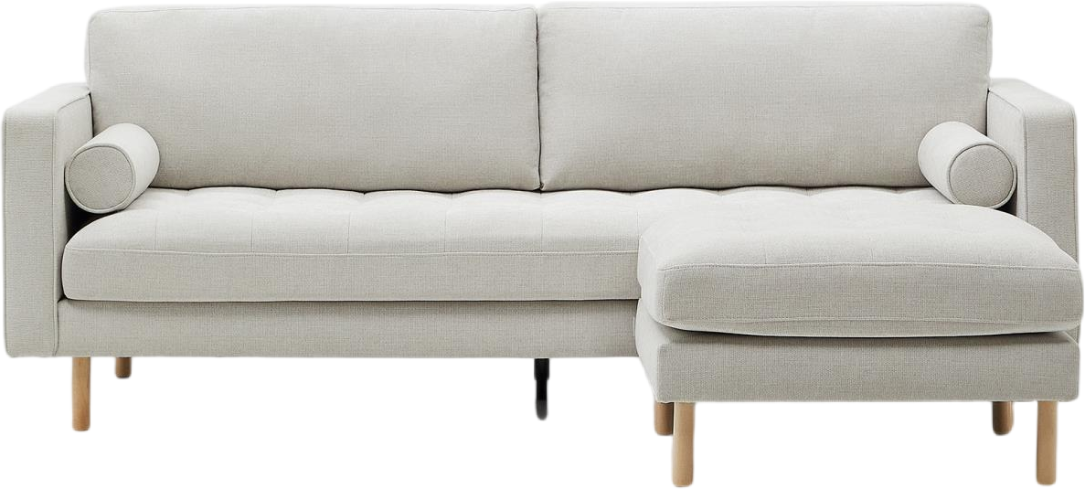 Vintagegrå 3-personers Sofa fra Kave Home – Debra Model