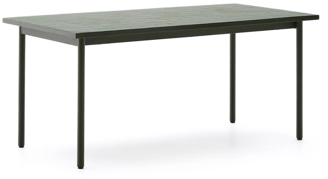 Udendørs Spisebord  Terrassebord Kave Home Maurina 182ã 91ã 76   Grøn