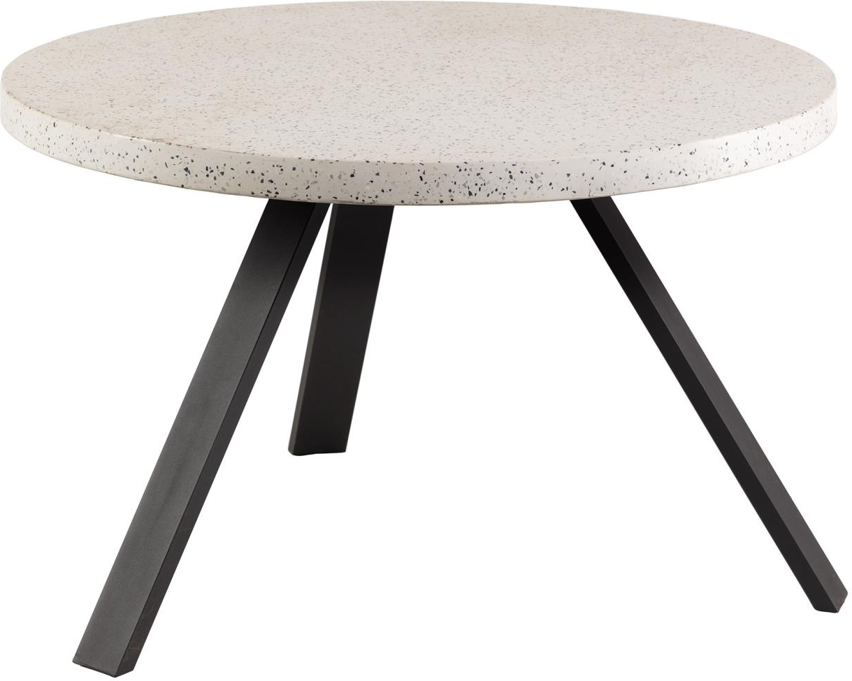 Udendørs spisebord Kave Home Shanelle ø120 cm i terrazzo