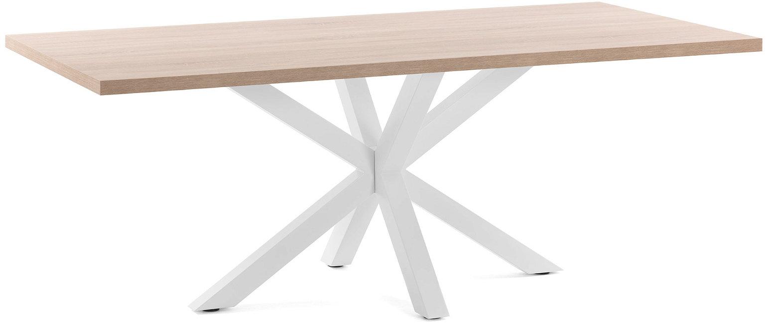 Elegant New Argo Spisebord fra Kave Home - Hvid & Natur