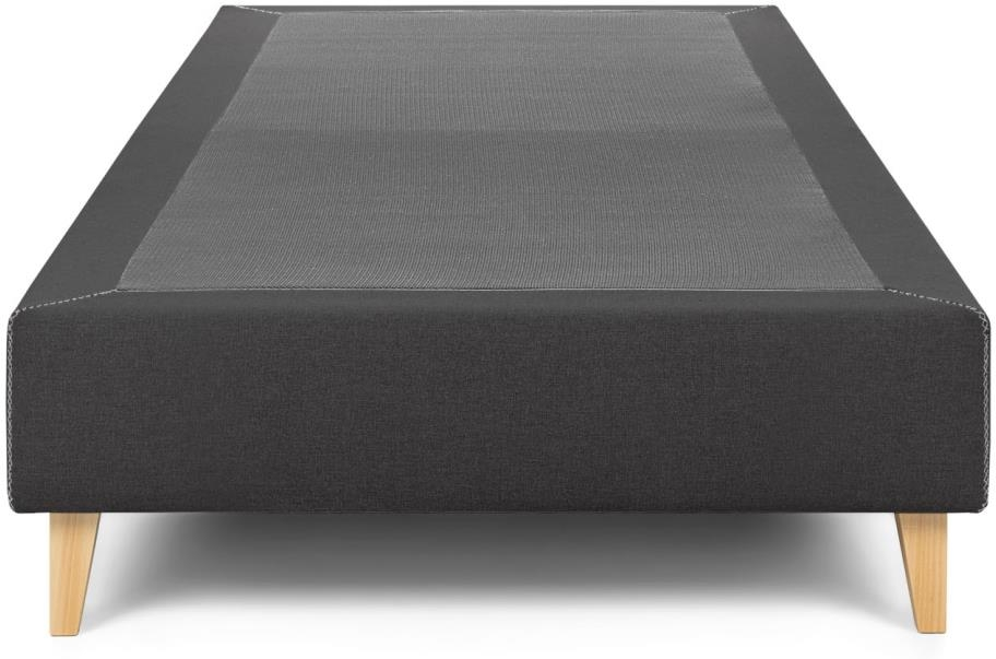 Sengeramme til enkeltseng Nikos – Pletbestandig, sort design