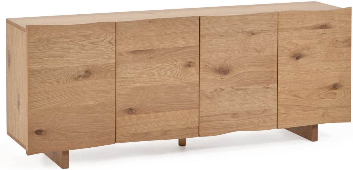 Skænk Sideboard Rasha i Natur Egetræsfiner med Døre