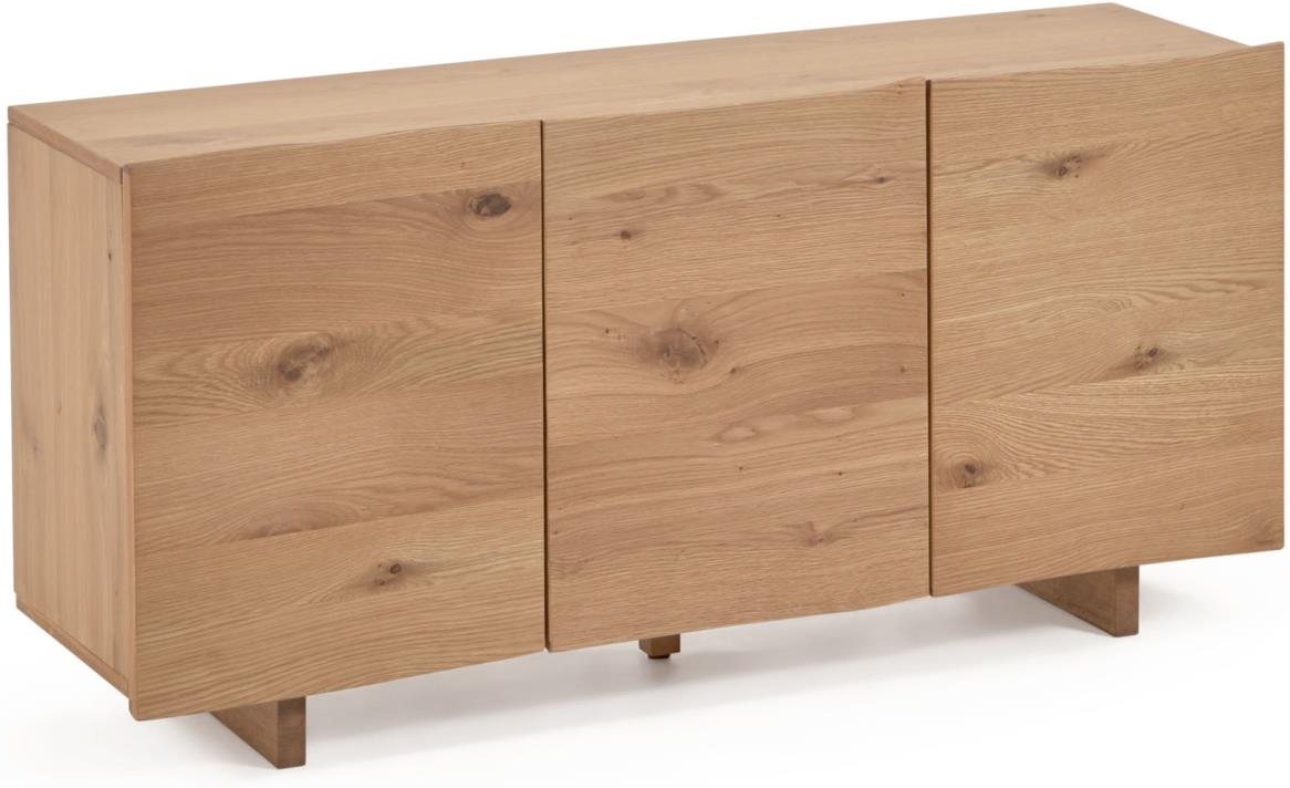 Kave Home Rasha Sideboard i Egetræsfinér - Justerbare Hylder