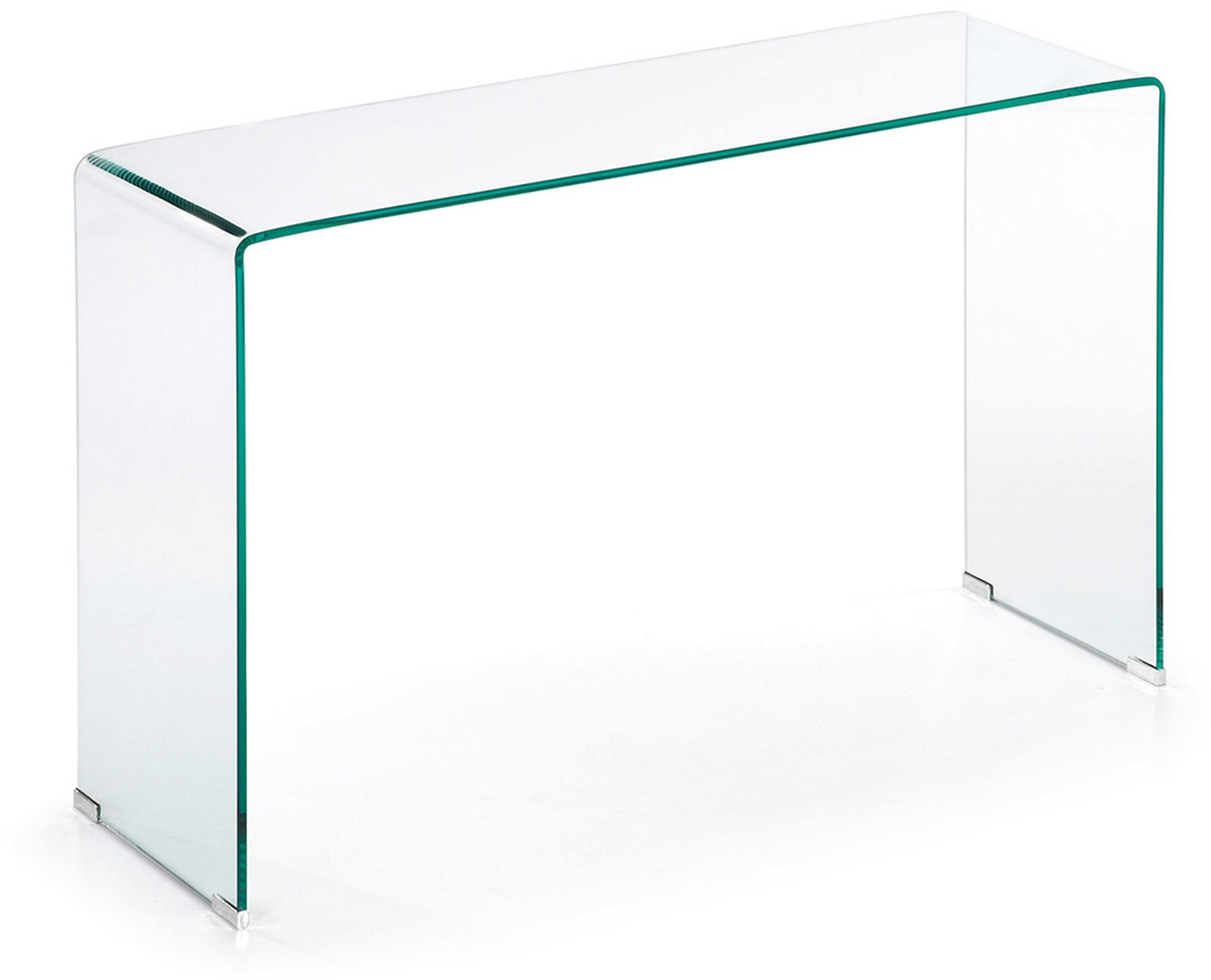 Konsolbord Burano i Hærdet Glas fra Kave Home - Stilrent Design