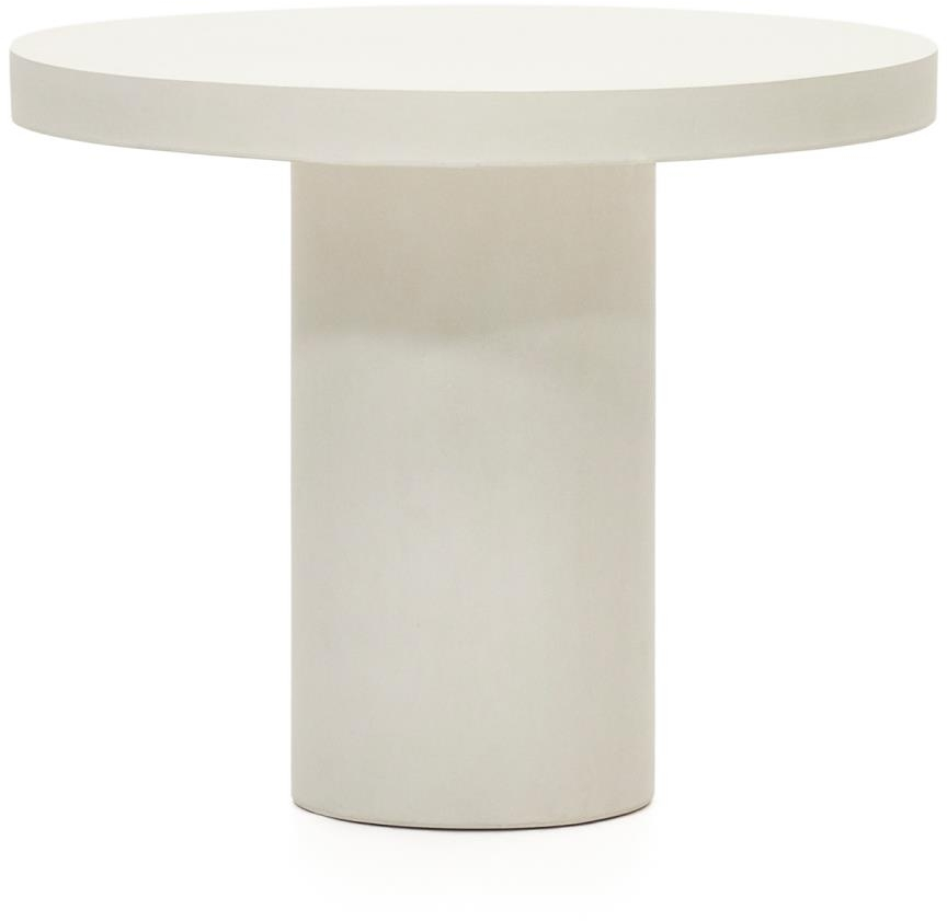 Udendørs Cement Spisebord fra Kave Home – Hvid Elegance