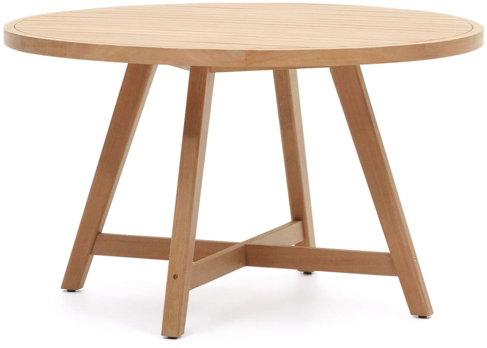 Udendørs Spisebord Kave Home Urgell – FSC Eukalyptus 130x130