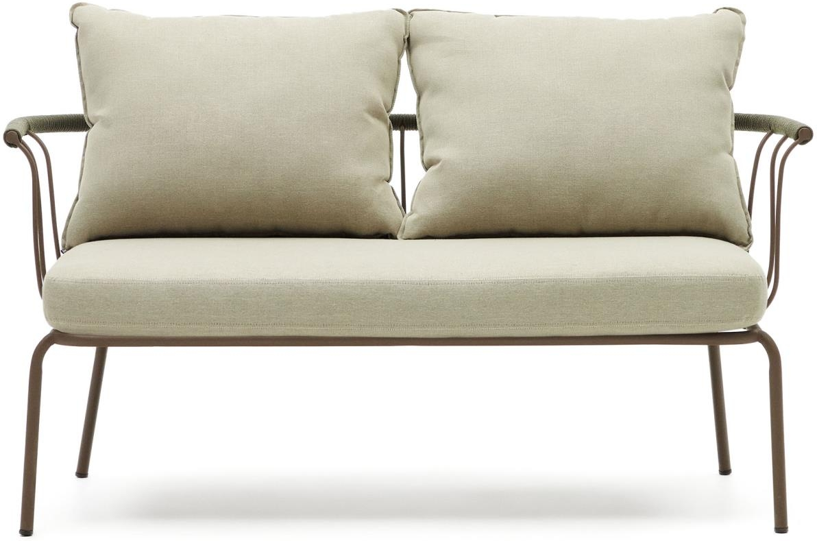 Udendørs 2-personers Sofa i Galvaniseret Stål – Tilbud!