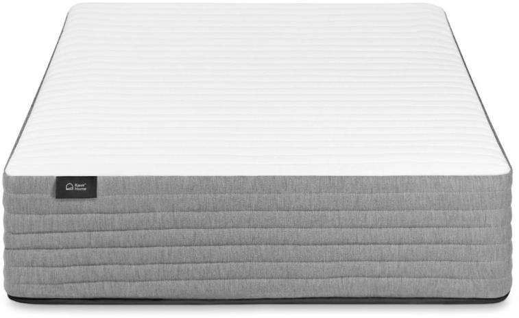 Pocketmadras Kave Home Juno - Hvid Grå Memoryskum 26 cm