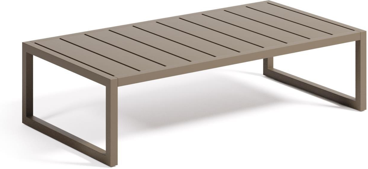 Udendørs Sofabord Kave Home Comova Aluminium Grøn 114   60   30