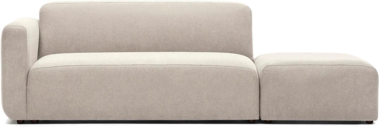 -personers Sofa Kave Home Neom   Modulsofa   Beige Teksturet Polyester  Moderne Nordisk Design