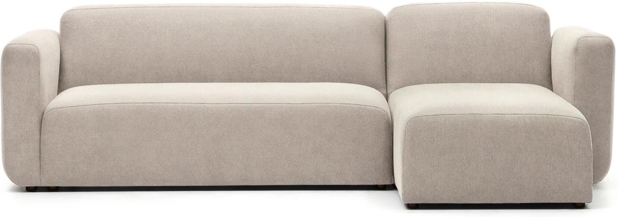 Chaiselong-sofa Kave Home Neom Modulært Design  -pers  Beige Strukturstof Nordisk Stil