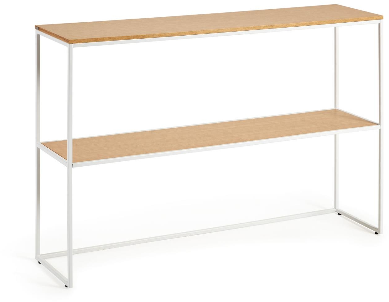 Konsolbord Avlastningsbord Kave Home Yoana 120x30x80   Natur Hvid