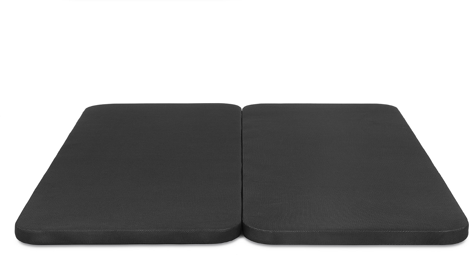 Sengebundssæt Kave Home Under 2x80x200   Sort 3d-stof   Metalramme