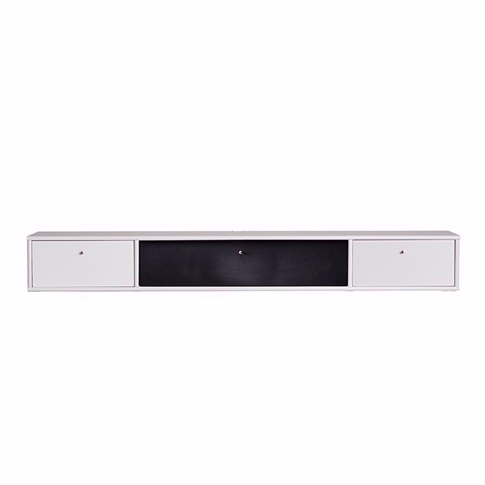 Mistral  -bord  Hvidt Med Sort Stofklap  -modul 177     23     32       Møbelsalg