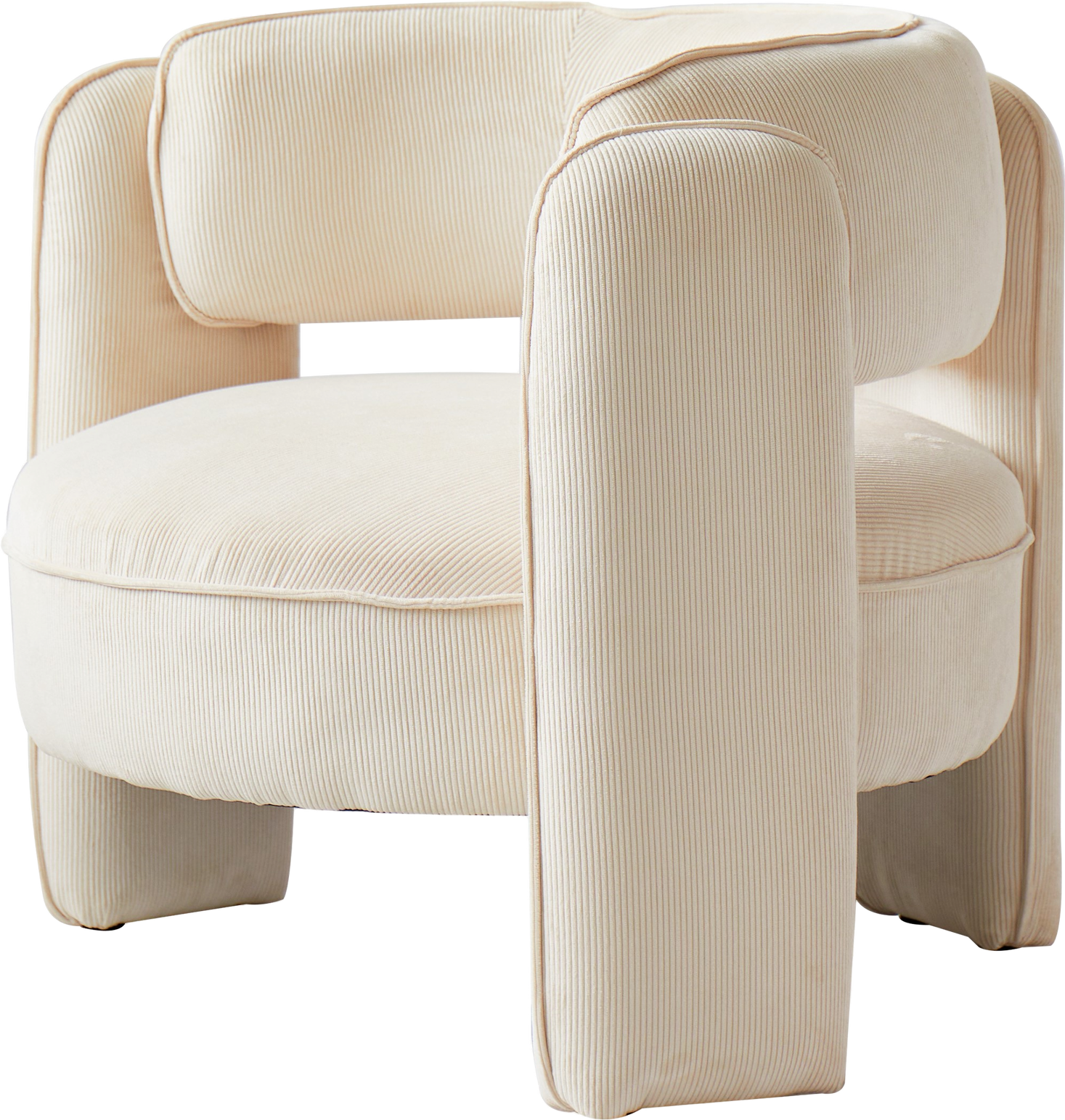 Loungestol Hvilestol Nordlys Furniture Bangui Oeko-tex Fløjl Beige 85x79x71