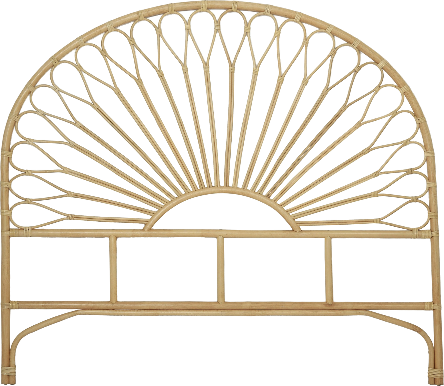 Sengegavl Bacan160 i Naturfarvet Rattan fra Nordlys Furniture
