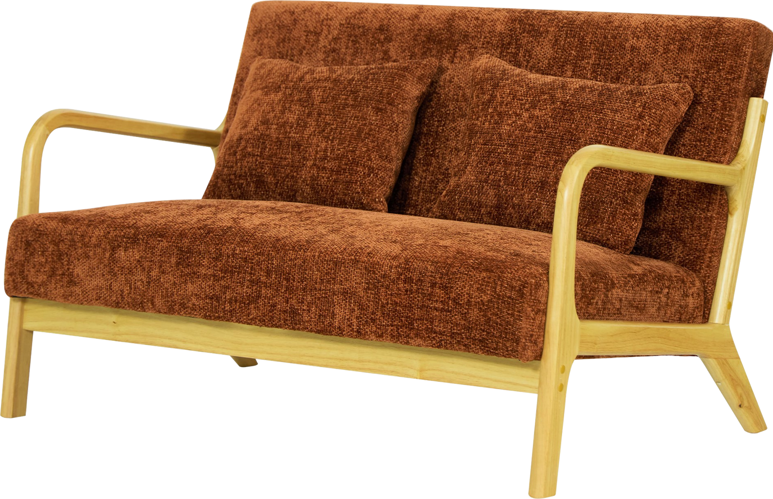 Entrébænk Nordlys Furniture Ohama2seaters   Rød Fsc-gummitræ 120ã 80ã 77
