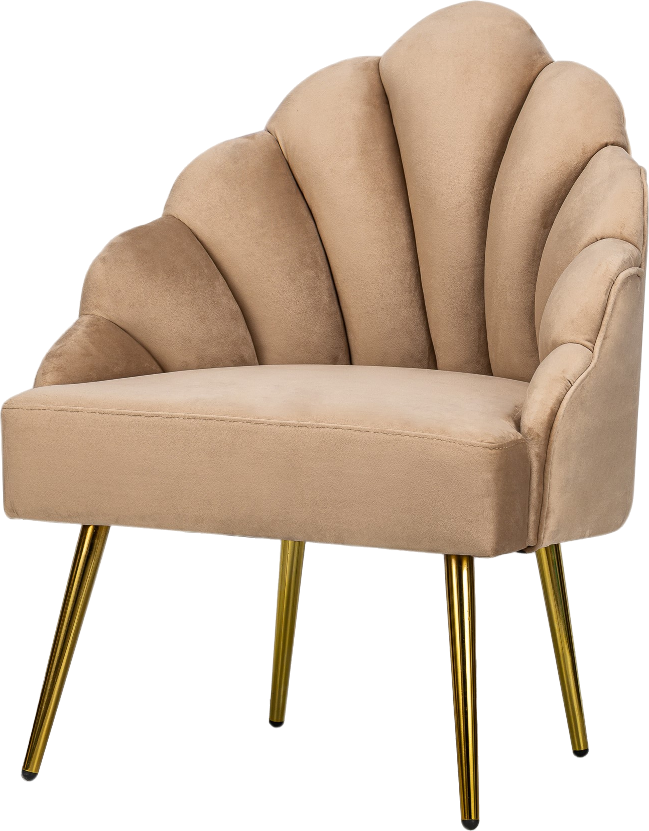 Loungestol Lænestol Bolge Fra Nordlys Furniture   Beige Velour 89ã 63ã 60