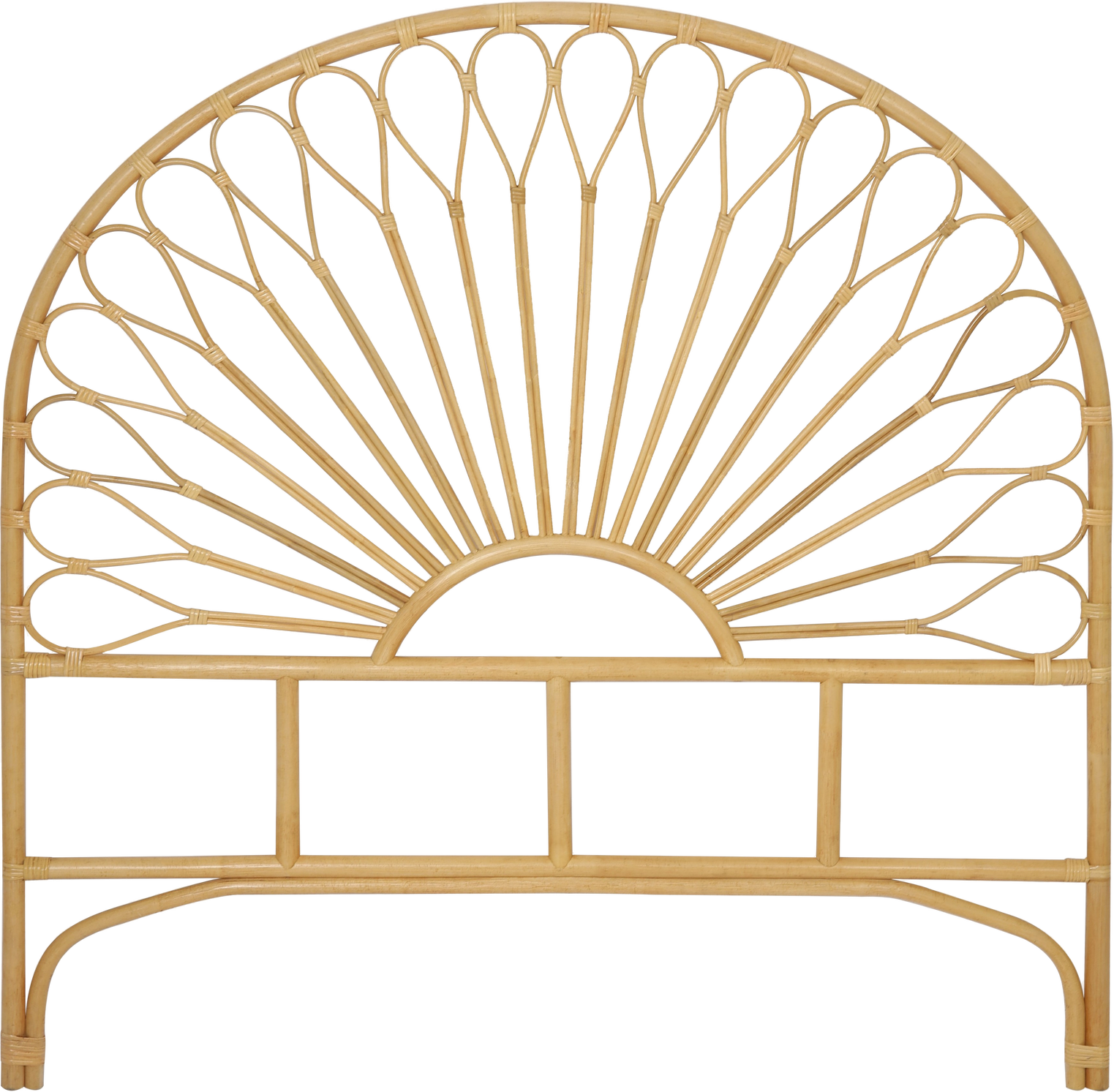 Sengegavl Hovedgærde Nordlys Furniture Bacan Håndflettet Rattan Natur H141   B139