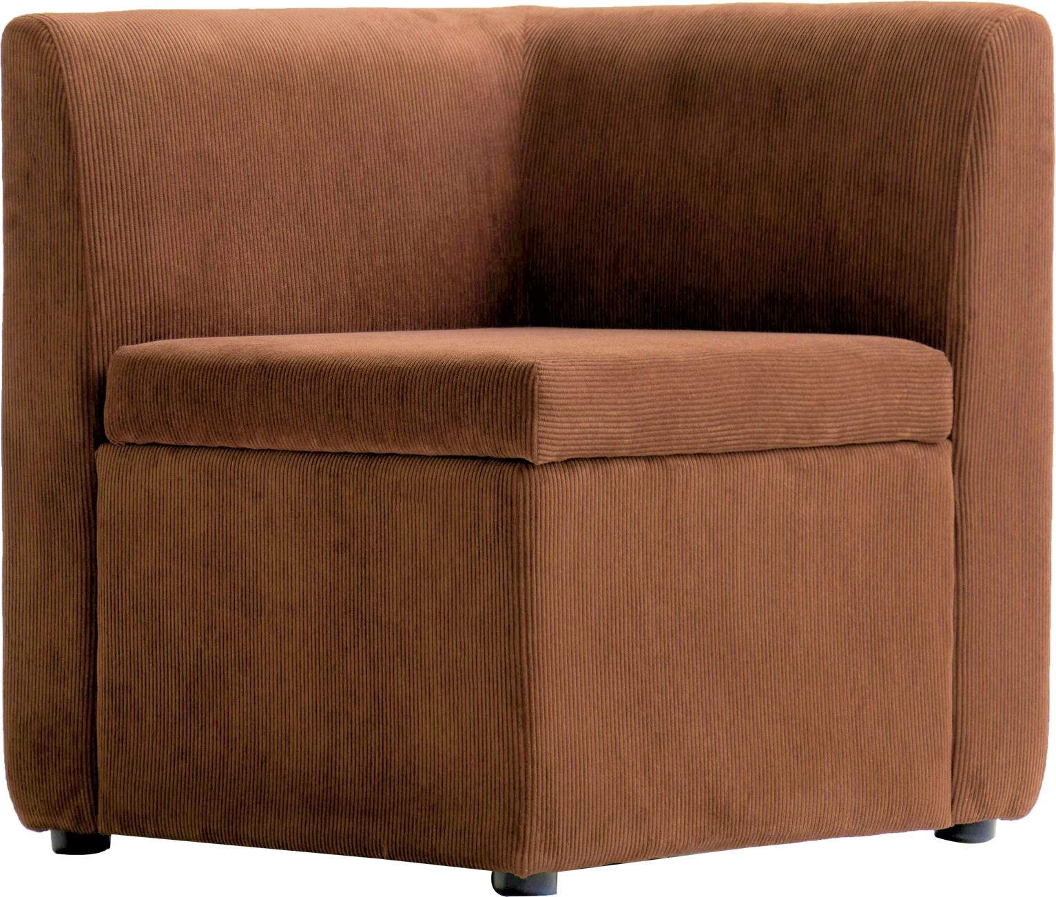 Sofamodul Hjørne Nordlys Furniture Vardecorner Fløjl Rød H68ã B60ã D60