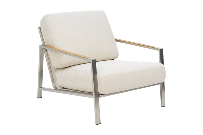 Naos Loungestol Stainless Steel Dot Beige Nyheder 2026 Enggården Havemøbler