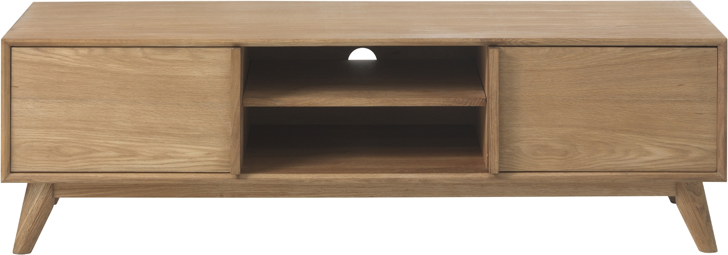 -bord Møbel Nordique Design Rho  Natur Egetræ  Retrostil H46ã B150ã D42