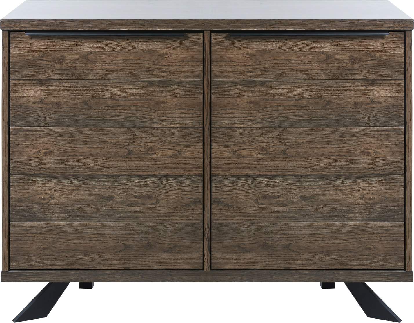 Skænk Nordique Design Arno   Røget Egefinér   Sorte Metalben   B114ã D45ã H85