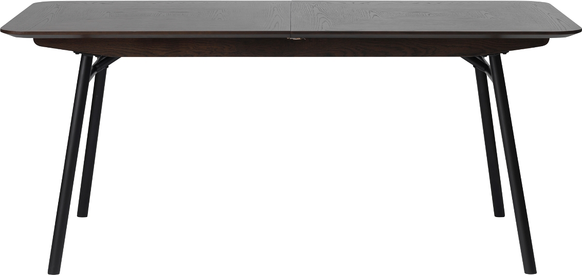 Spisebord Nordique Design Latina   Forlængeligt   Massiv    Espresso-finish  Sort Metalstel  50   Forlænger