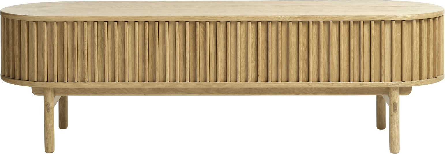 -bord Nordique Design Carno   Massivt Egetræ  Natur  160x45x48