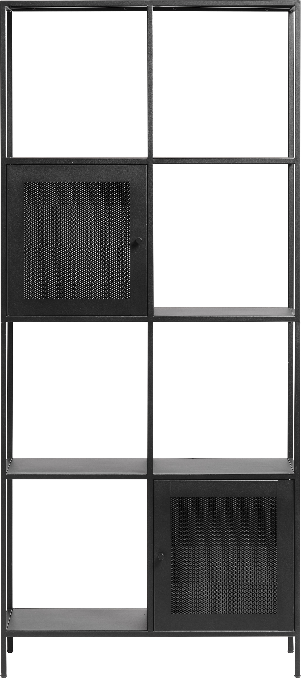 Reol Nordique Design Malibu   Sort Metal   Opbevaringsreol H180   B80   D35