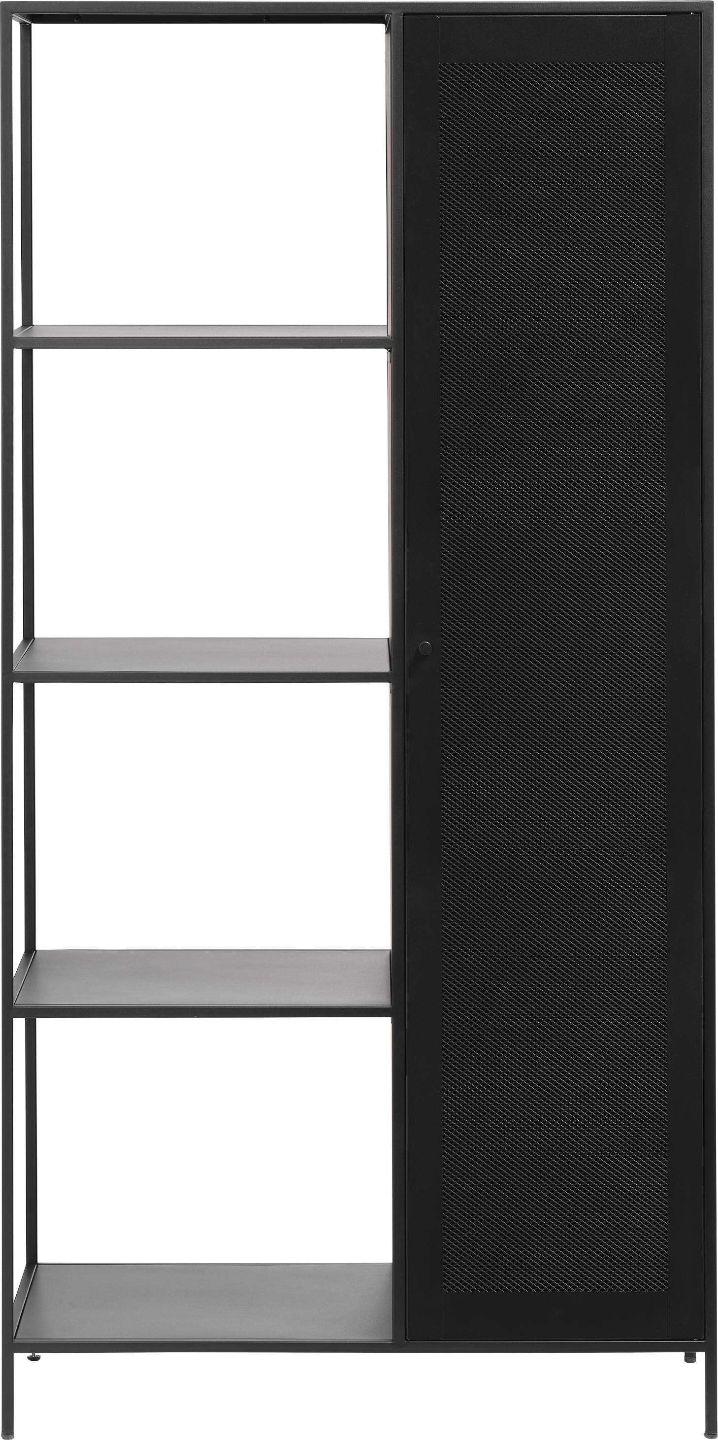 Highboard Opbevaringsskab Nordique Design Malibu 180x90   Sort Metal