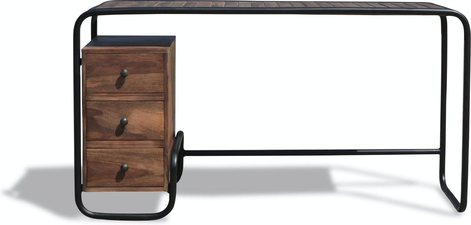 Elegant Arbejdsbord Obuzi Christiania Dark - Ideelt til Hjemmet