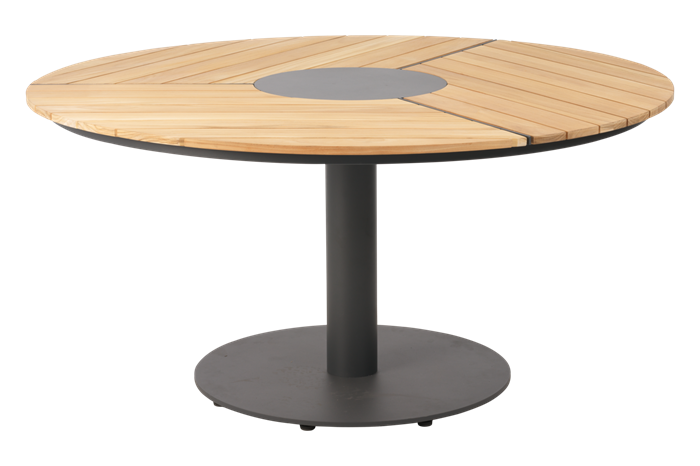 Peace Havebord ø150 Teak Havebord   Runde Haveborde Brafab Enggården Havemøbler