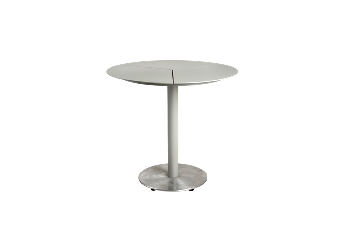 Peace Havebord   80   Light Grey Havebord   Runde Haveborde Brafab Enggården Havemøbler