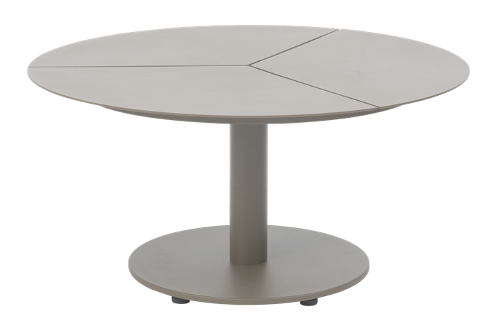 Peace Loungebord Lightgrey H40cm Havebord   Runde Haveborde Brafab Enggården Havemøbler