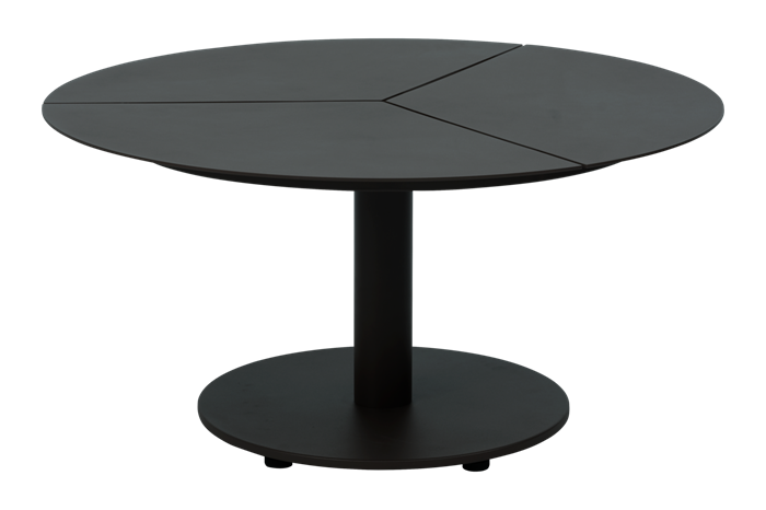 Peace Loungebord Sort H40cm Havebord   Runde Haveborde Brafab Enggården Havemøbler