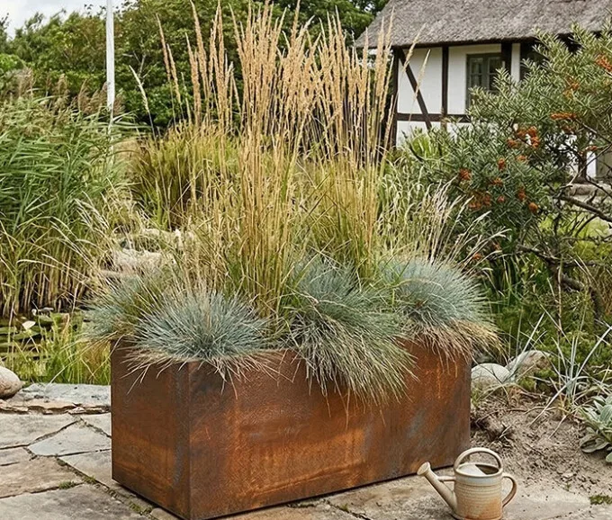 Plantekumme   5mm Stålplade  100x35x50cm