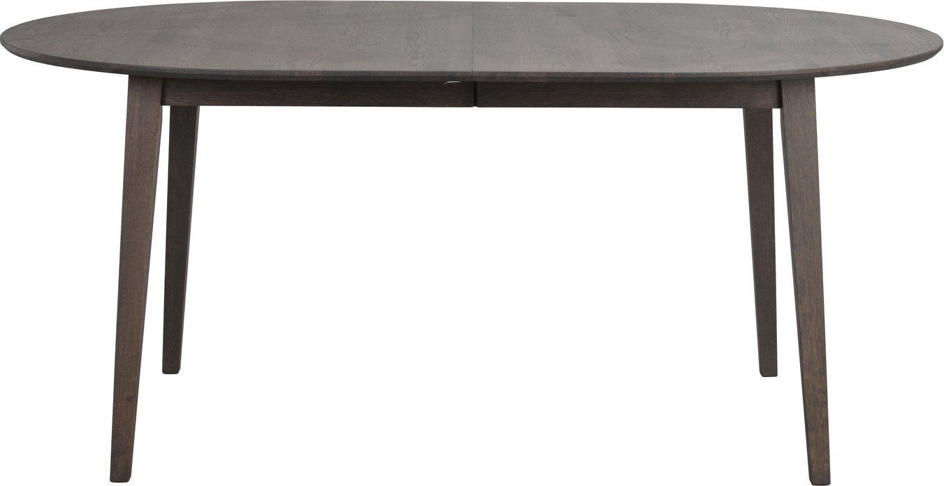 Spisebord Rowico Filippa Ovalt Udtræksbord   Massivt Egetræ 170-210ã 105ã 74   Mørkebrun