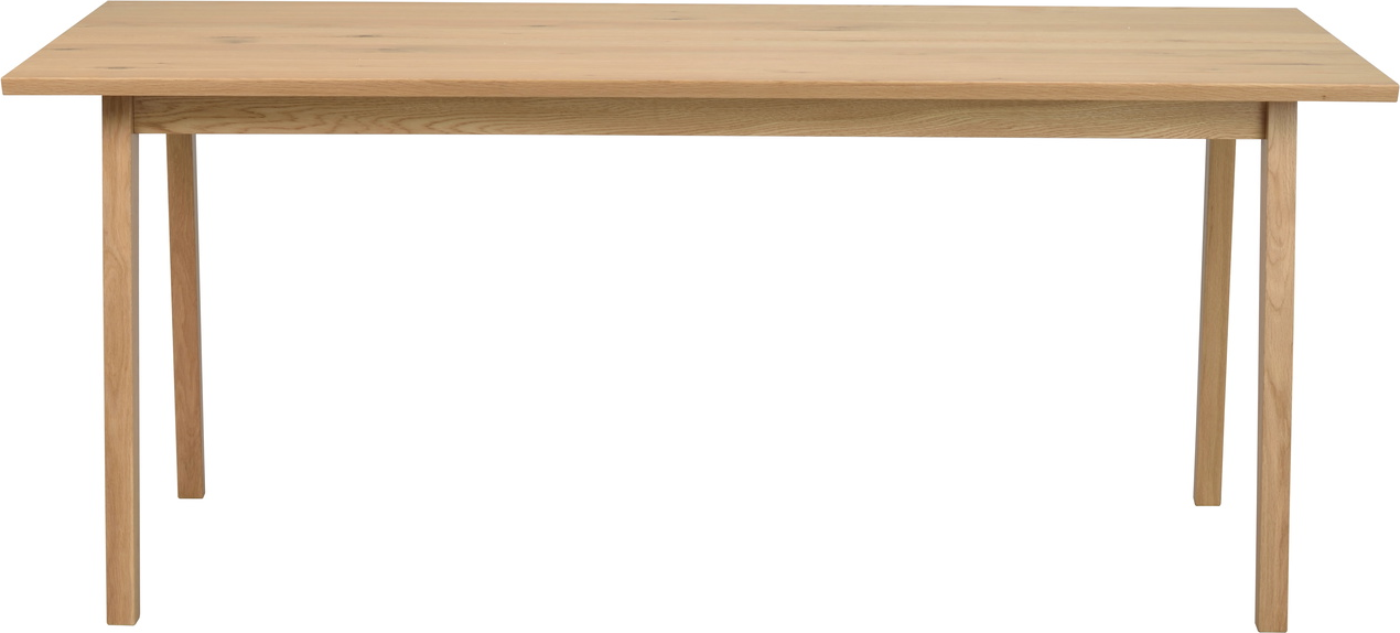 Spisebord Rowico Melfort 180x90     Fsc-certificeret Med Vild Egefiner   Birkeben Lakeret Overflade