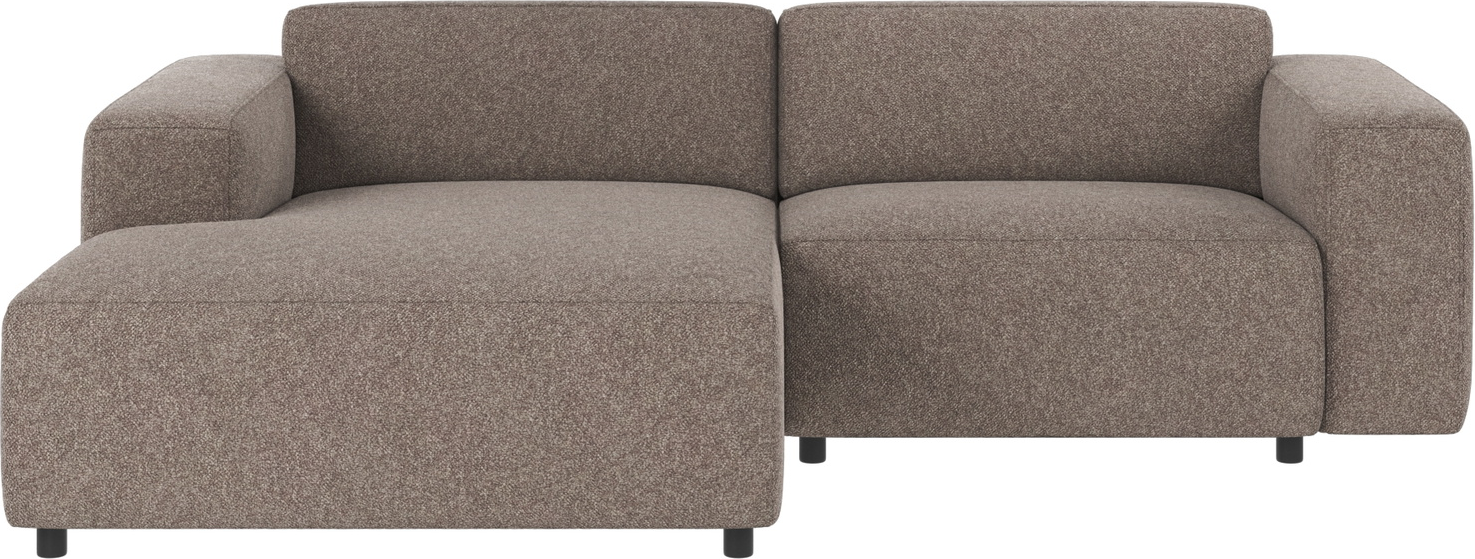 Chaiselongsofa Rowico Willard Venstrevendt Bobby Polyester Mørk Beige 234x161