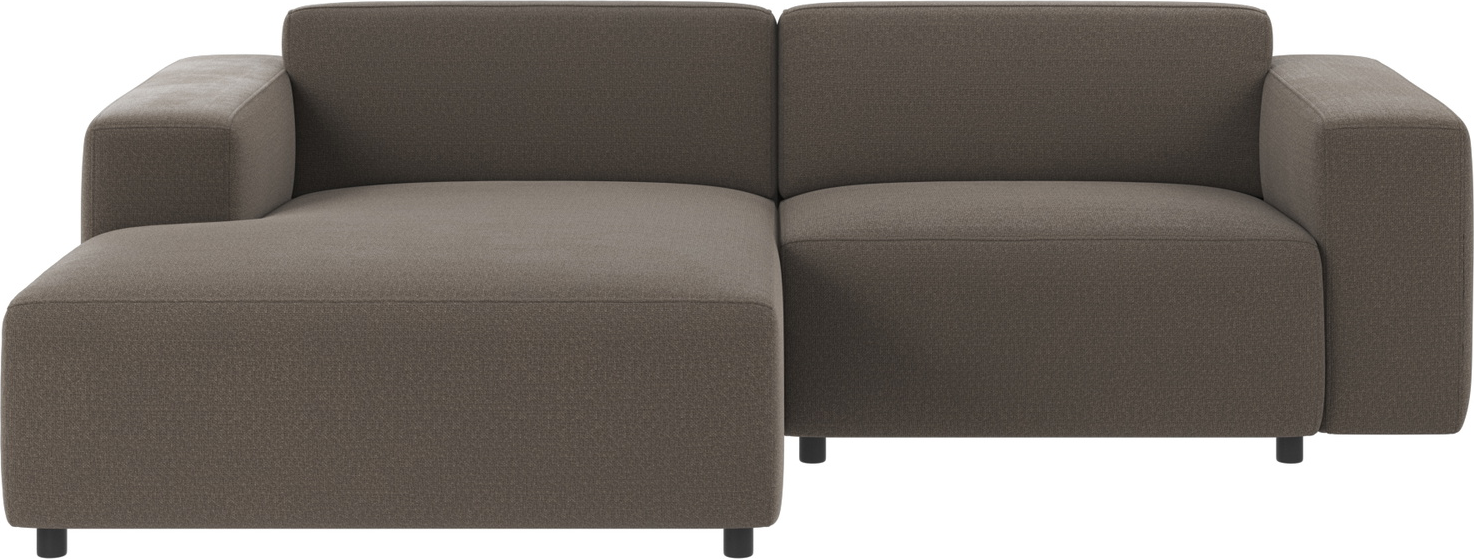 Chaiselongsofa Rowico Willard Rita 108 Mellemgrå Polyester Skandinavisk Minimalistisk Sofa Med Chaiselong 234ã 161
