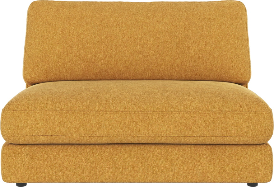 Modulsofa Midtermodul Rowico Duncan i Gul Stof