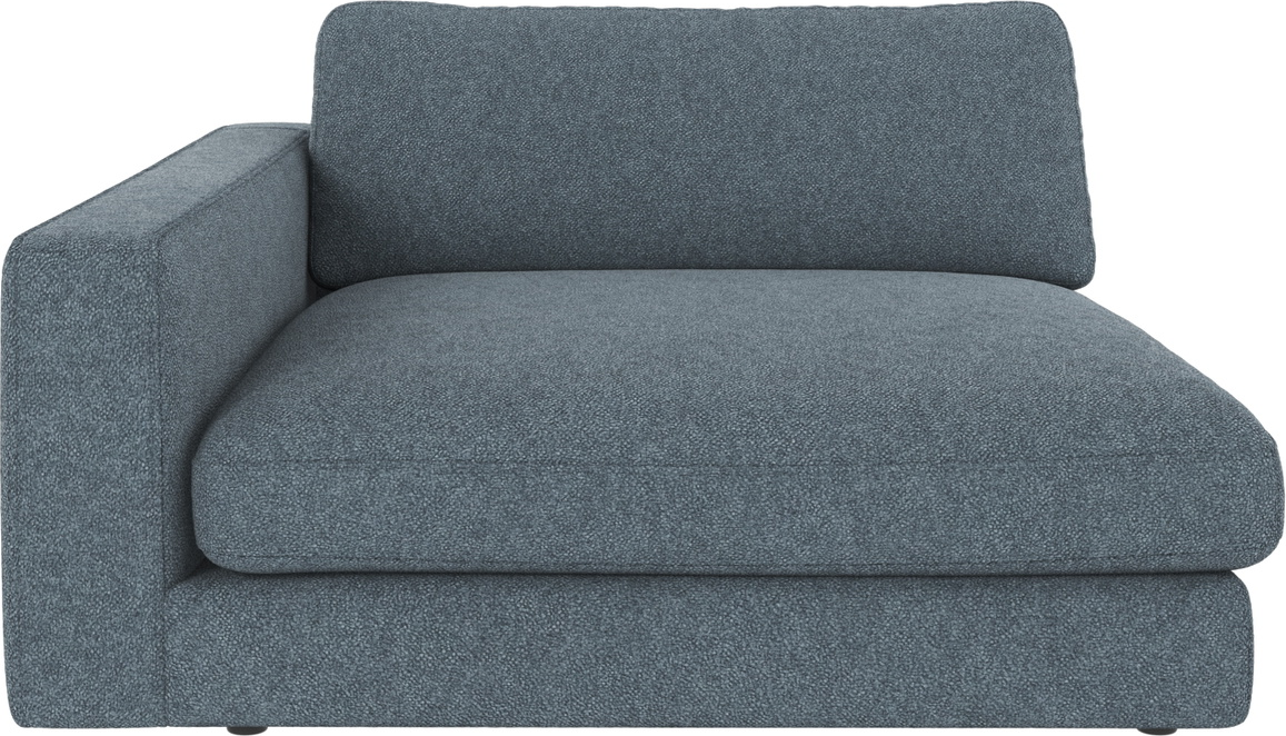 Modulsofa Modul Venstre Armlæn Rowico Duncan Mellemblåt Bobby 15 Polyester