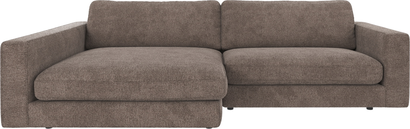 Chaiselongsofa Venstrevendt Rowico Duncan Mørk Beige Modulsofa Greg Polyester H78 B258 D150