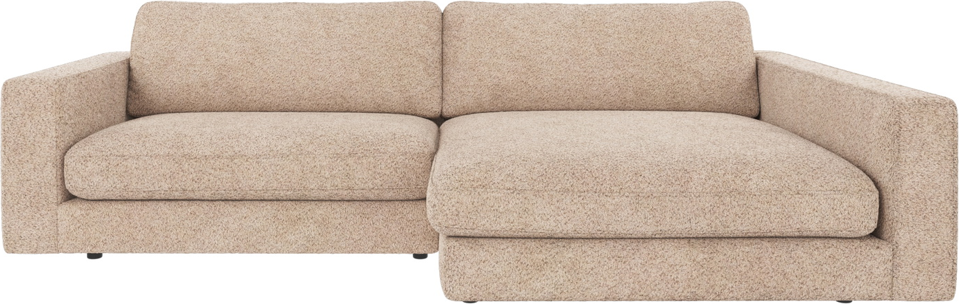 Chaiselongsofa Rowico Duncan Højrevendt Anna Lys Beige Stof 100 Polyester B258ã D150