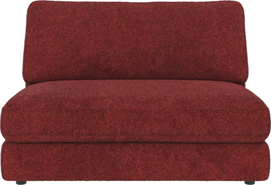 Sofa Midtermodul Rowico Duncan Anna   Rød   Modulsofa   Slidstærkt Polyester